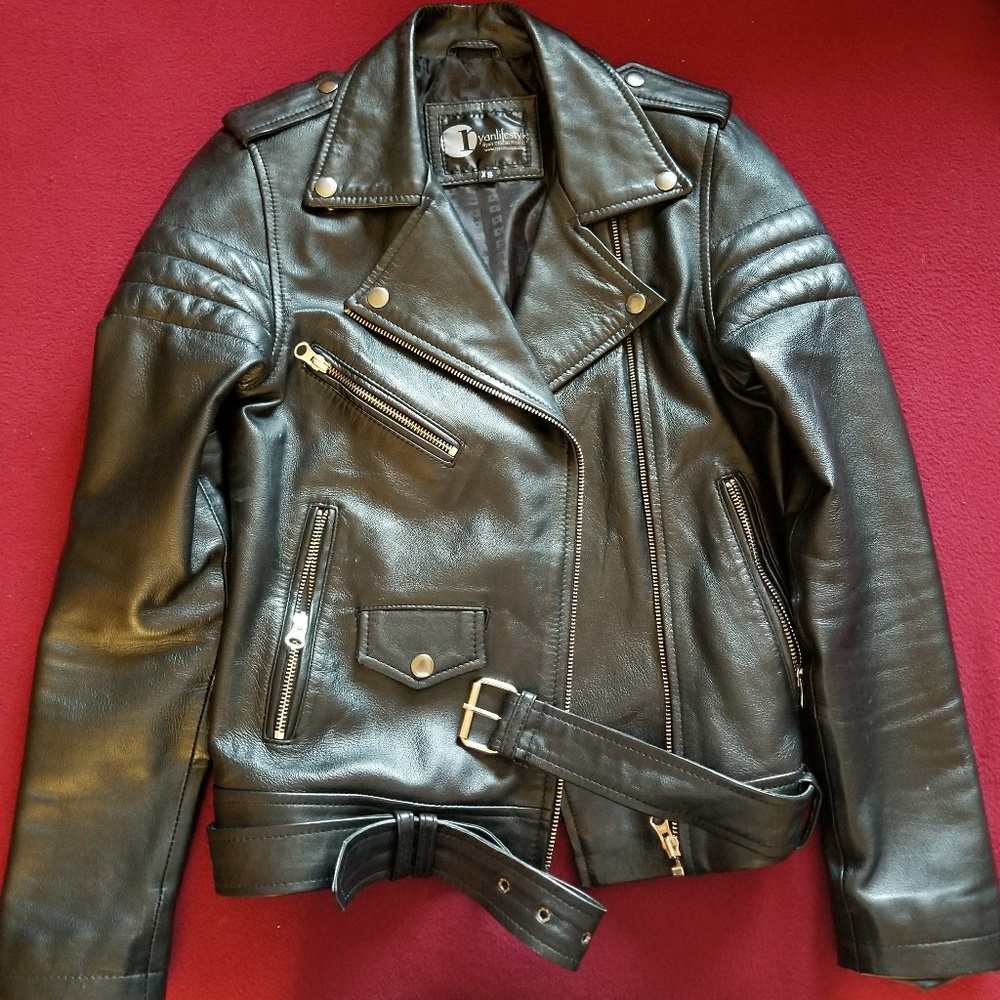 Leather jacket